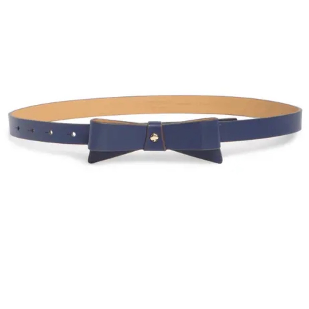 Kate Spade Navy Bow Belt size Medium